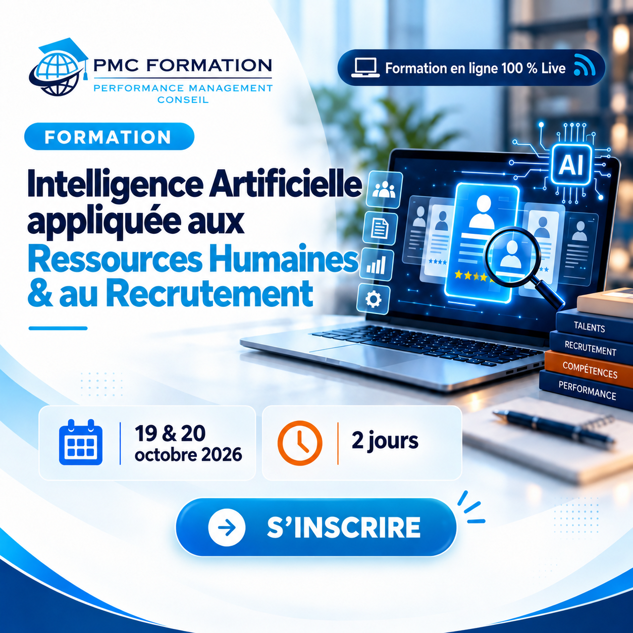 Formation IA Générative — 26 et 27 octobre 2026