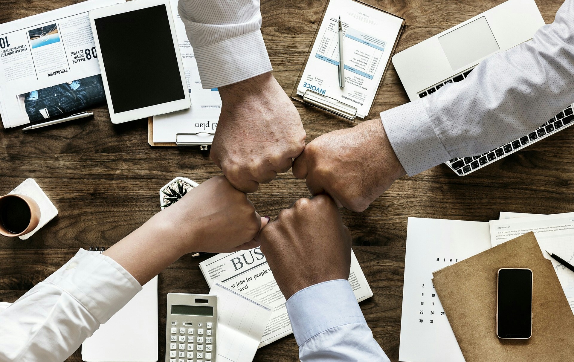 Professionnels réunis autour d'un projet